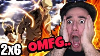 ATTACK ON TITAN 2x6 (REACTION)