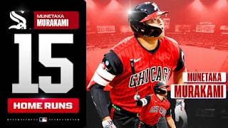 ANOTHER home run for the Southside Samurai! 🇯🇵 Munetaka Murakami crushes home run No. 15! 🔥