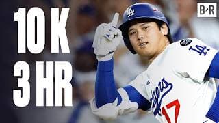 Shohei Ohtani Hits 3 Home Runs, Throws 10 Strikeouts in NLCS Game 4 | 2025 MLB Postseason